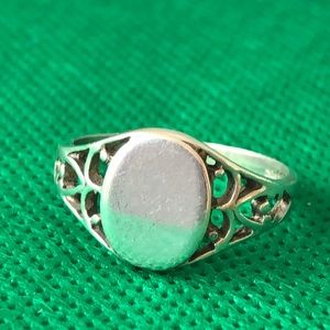 Vintage LIND sterling silver Thailand ring s 9